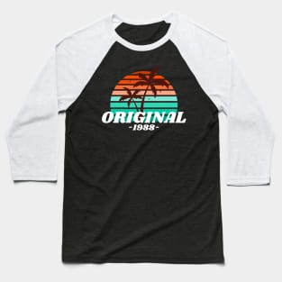 Original 1988 Palm Trees Baseball T-Shirt